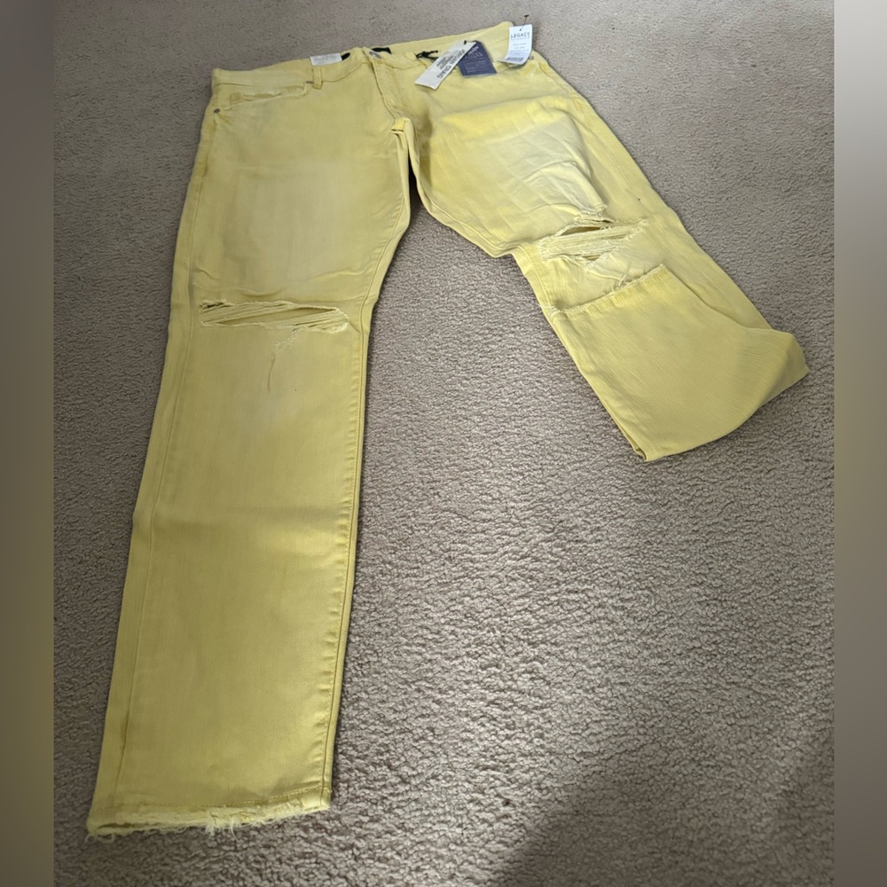 Jordan Craig Pastel Yellow Denim Jeans